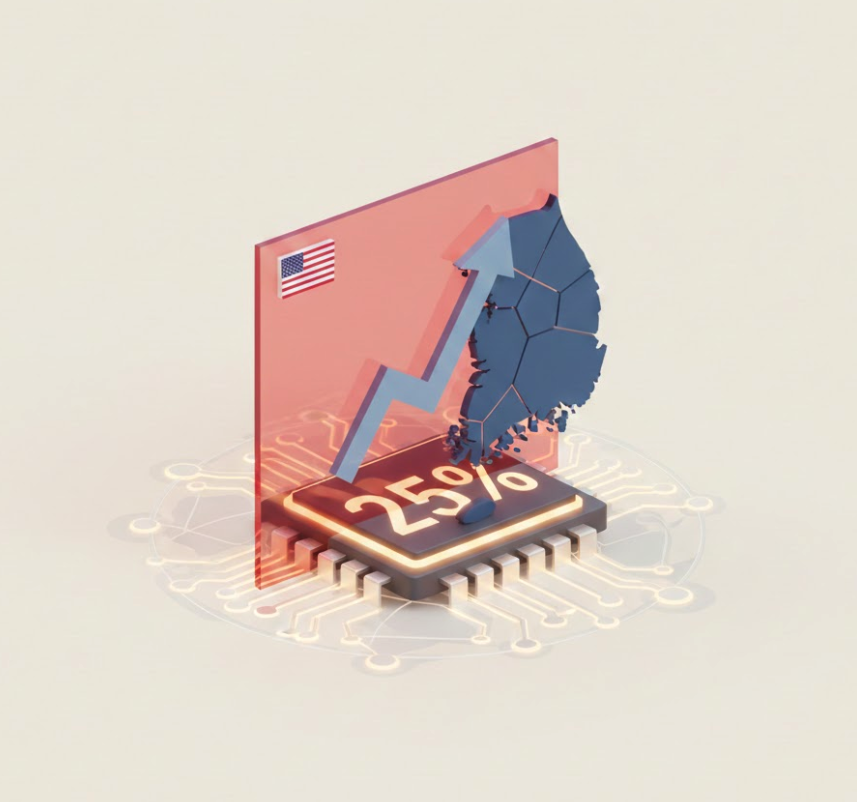 반도체 관세 25% 부과 분석 썸네일 이미지