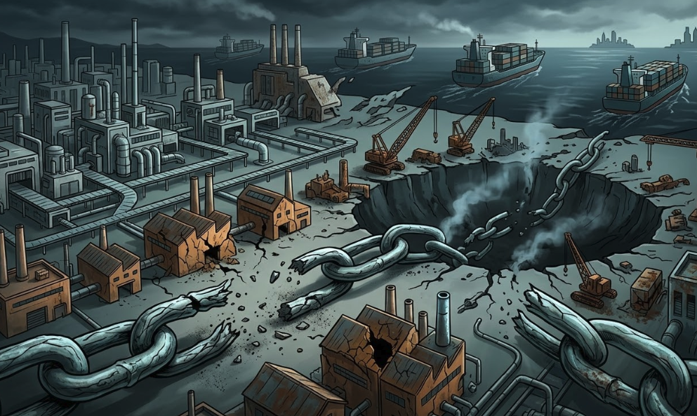 끊어진 공급망 사슬과 산업 생태계의 붕괴