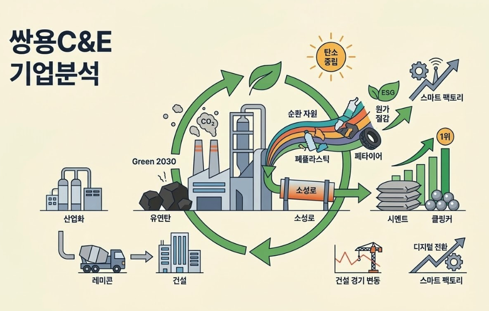 쌍용 C&E 기업분석 썸네일 이미지